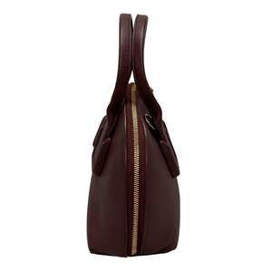 Bottega Veneta Bordeaux Leather Handbag Swoop